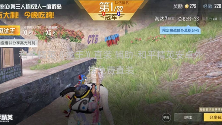 和平精英《龙王》直装 辅助-和平精英安卓外挂免费直装